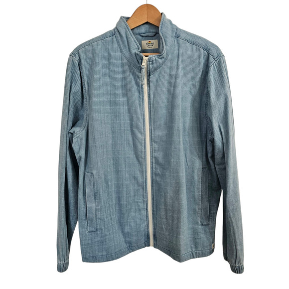 MARINE LAYER Cambria Indigo Double Cloth Jacket in India Ink Size M - Picture 1 of 6